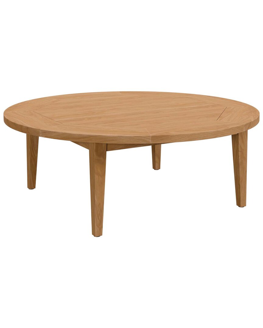 Modway Brisbane Teak Wood Outdoor Patio Coffee Table In Brown