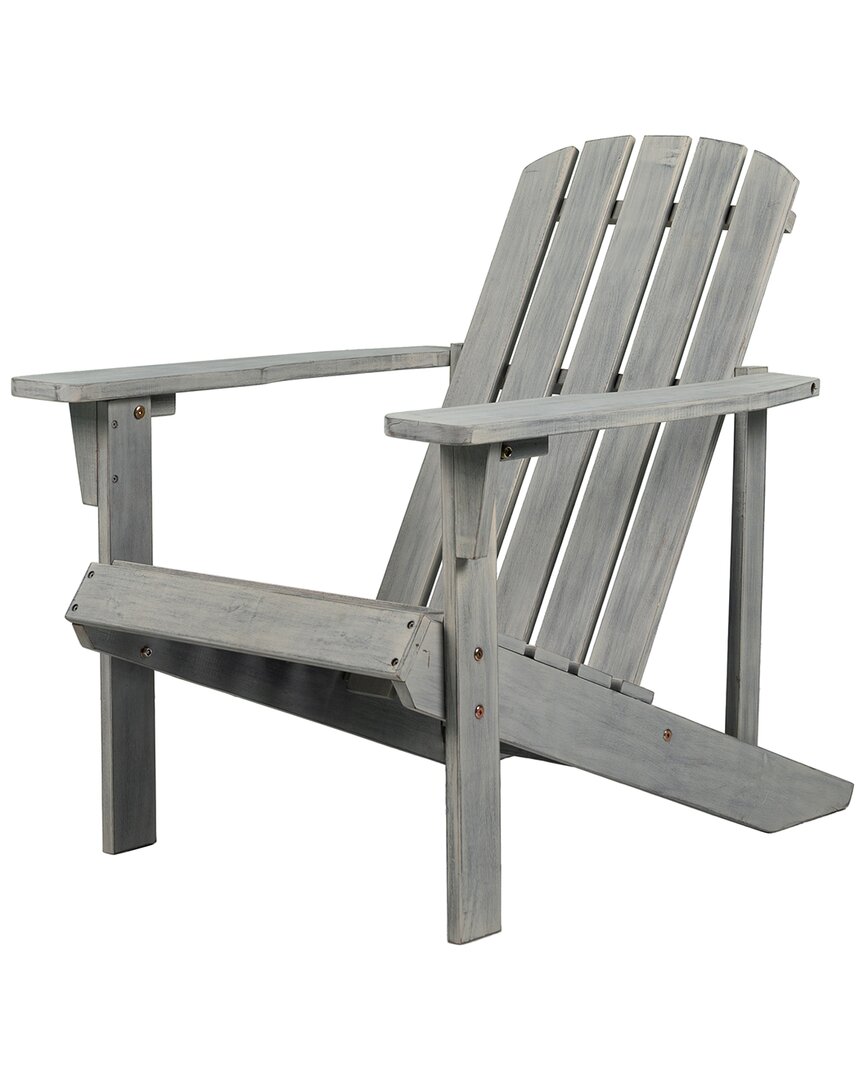 Jonathan Y Westport Outdoor Patio Adirondack Chair In Gray