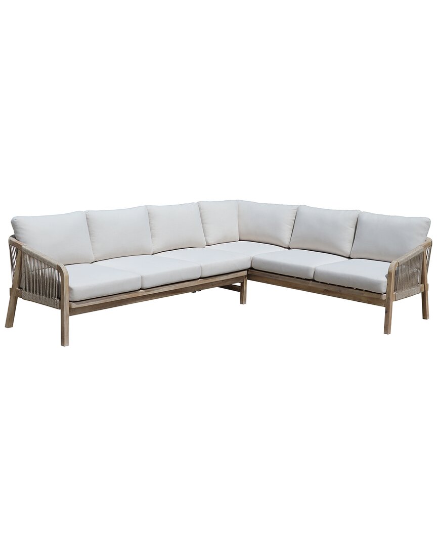 Pangea Home Lola 2pc Sectional In Beige