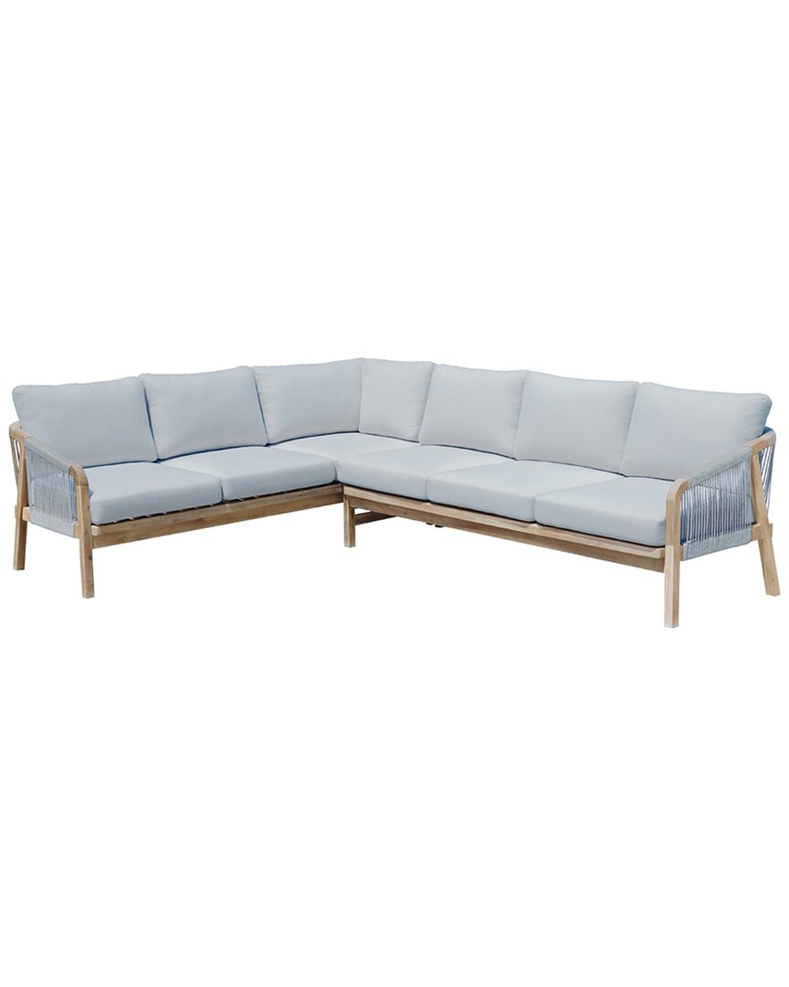 Pangea Home Lola 2pc Sectional In Grey