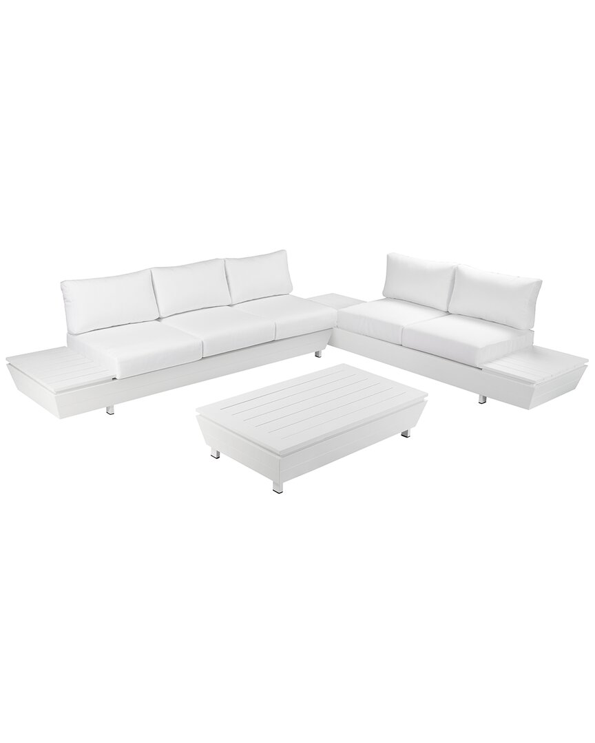 Pangea Home Yacht 3pc Sectional In White