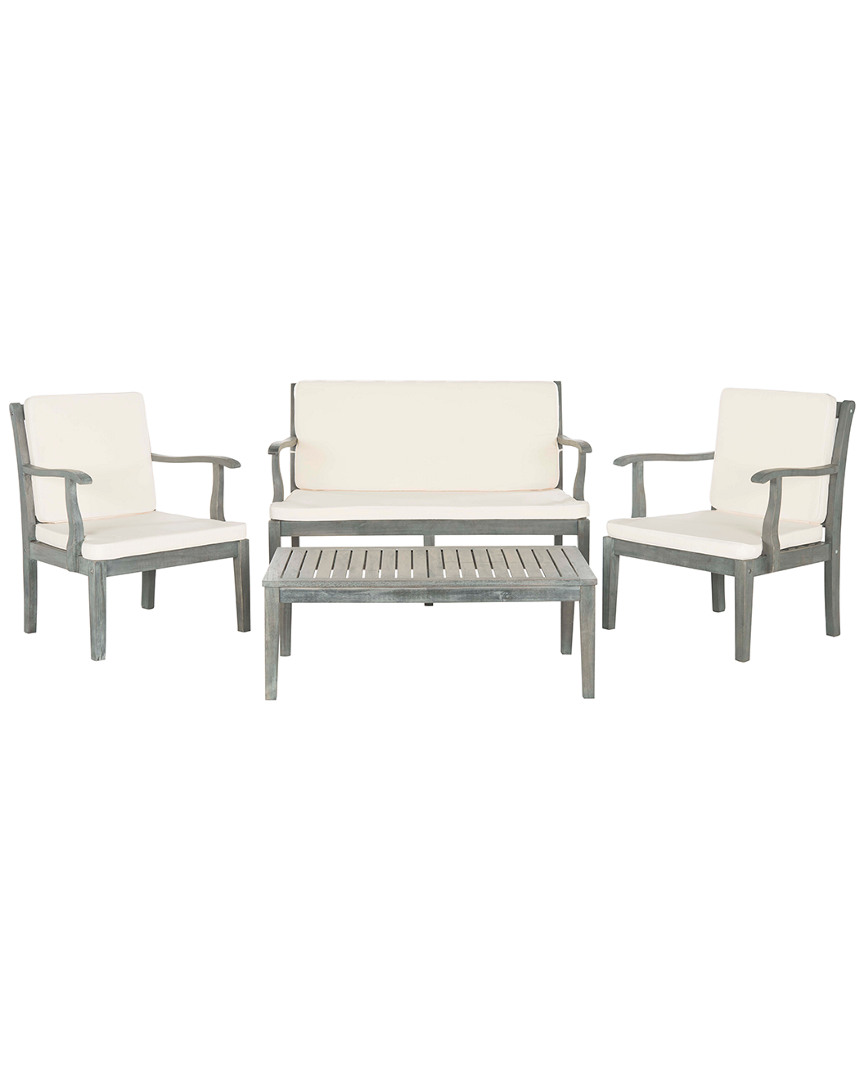 Safavieh Fresno 4pc Outdoor Living Set In Beige
