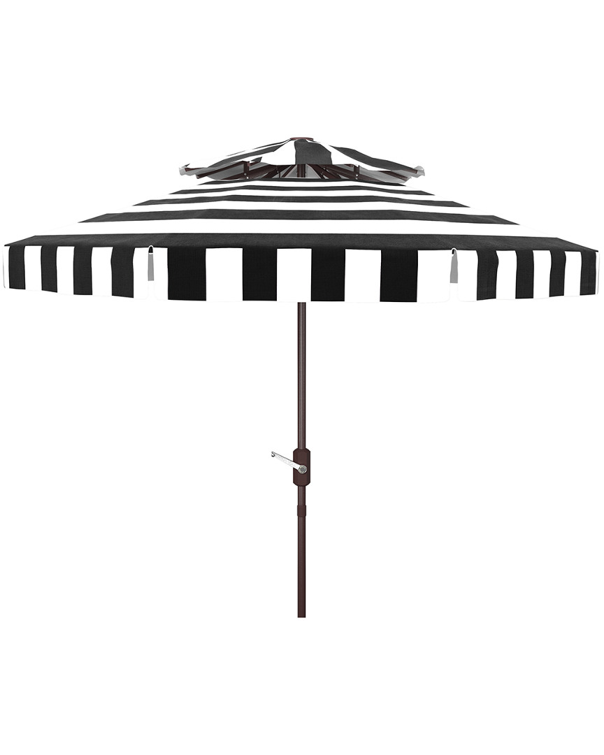 Safavieh Elsa Fashion Line 9ft Double Top Umbrella In White