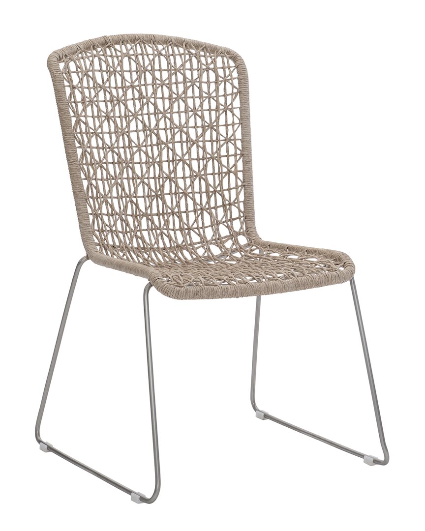 Bernhardt Exteriors Carmel Outdoor Side Chair In Brown