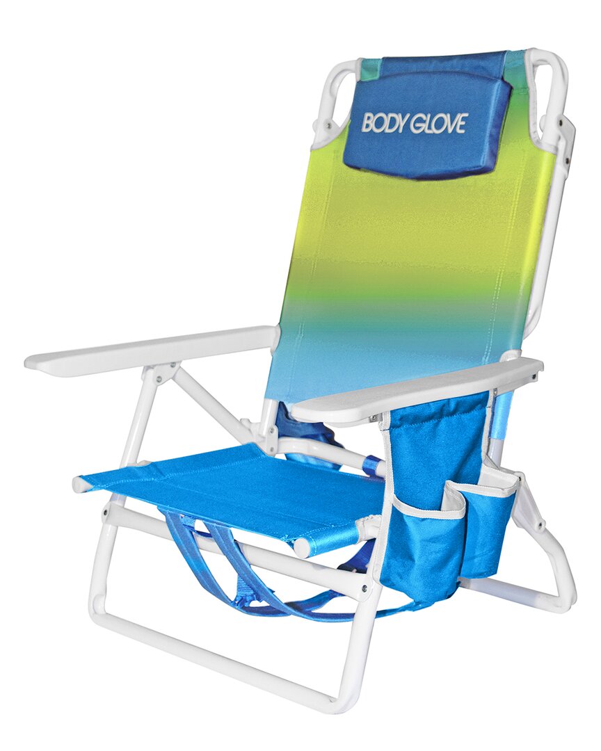 Body Glove 5-position Beach Chair In Multicolor