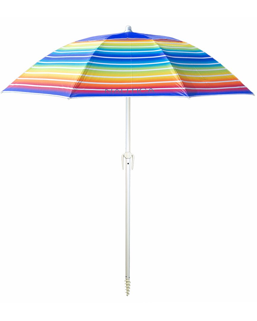 Body Glove Nautica 7-foot Beach Umbrella In Multicolor