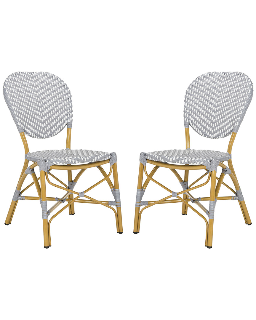 Safavieh Lisbeth Outdoor French Bistro Stacking Side Chair