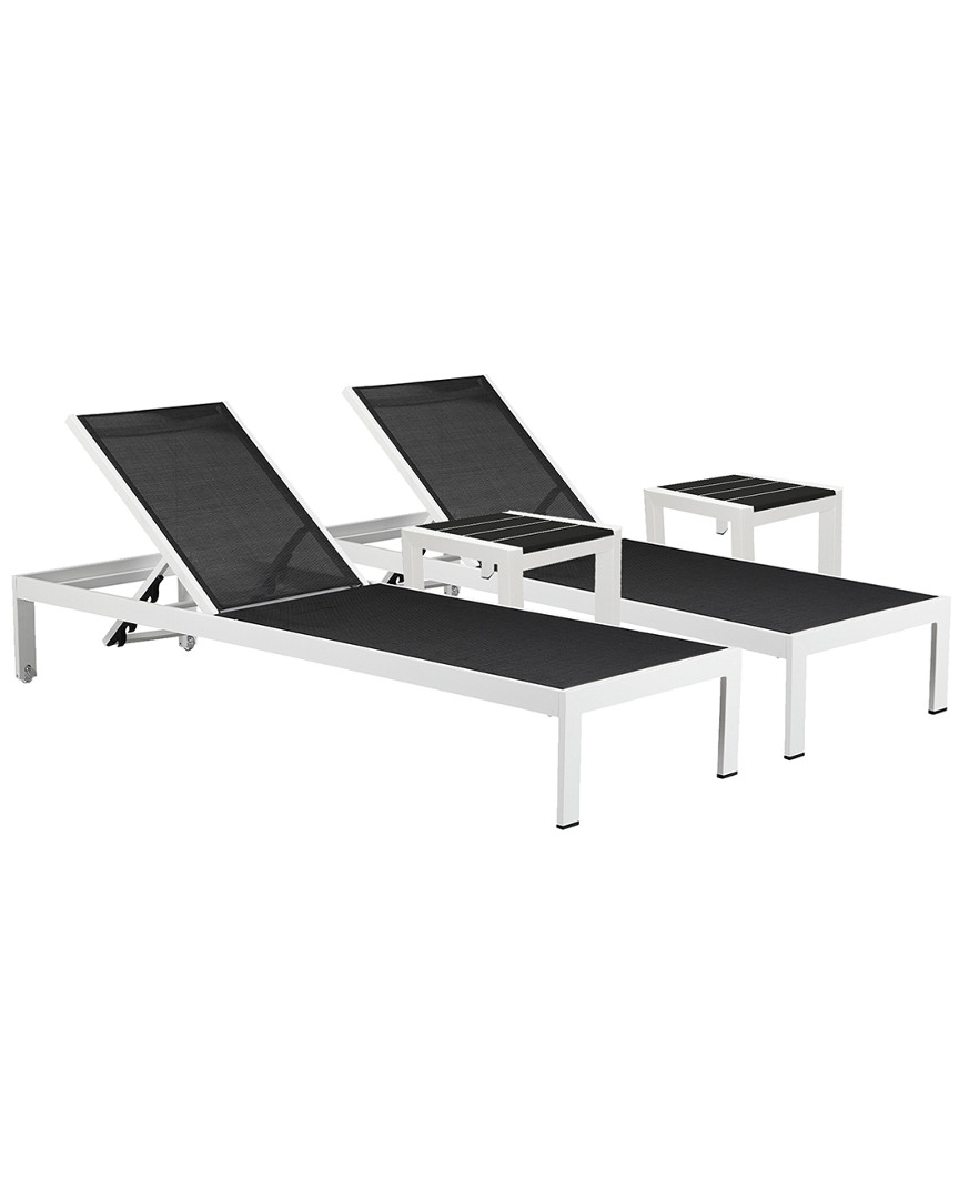 Pangea Home Set Of 2 Sally Lounger & Side Table
