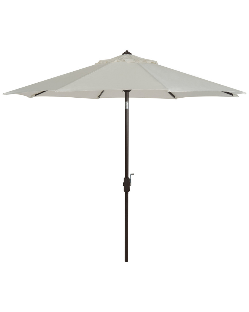 Safavieh Up Resistant Ortega 9 Ft Auto Tilt Crank Umbrella