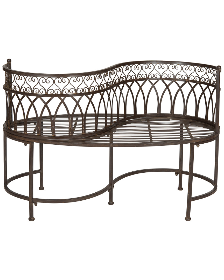 Safavieh Lara Outdoor Kissing Bench