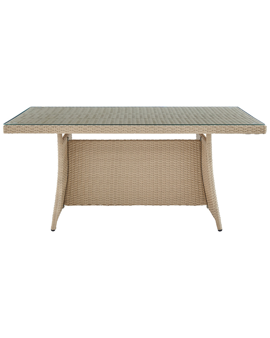 Alaterre Canaan All-weather Wicker Outdoor 26inh Cocktail Table