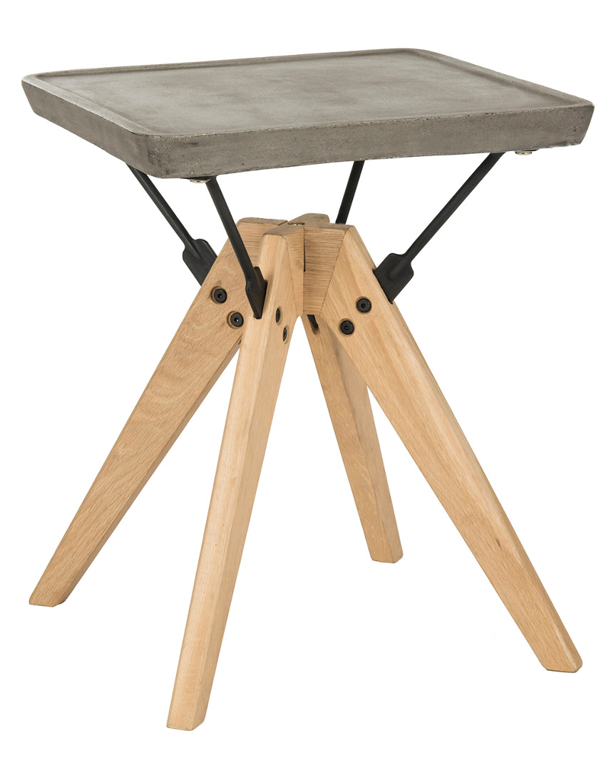 Safavieh Marcio Indoor/outdoor Modern Concrete 19.69-inch H Side Table