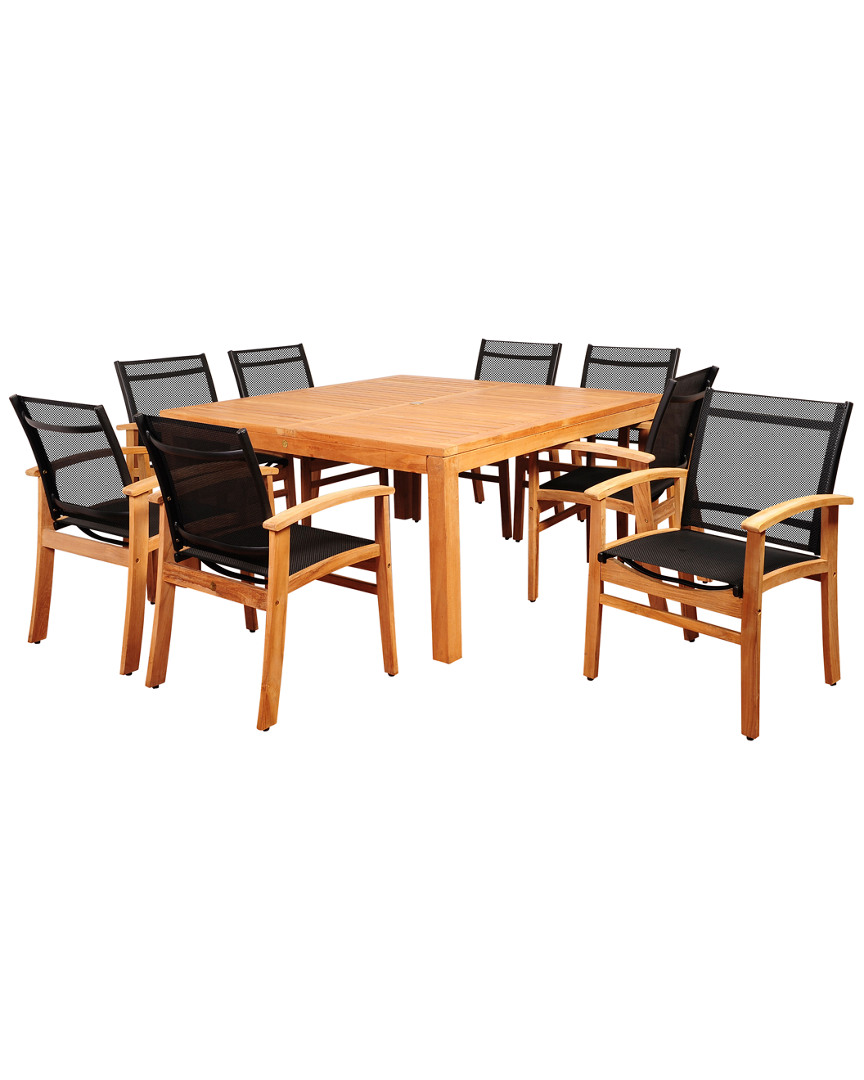 International Home Miami Amazonia Teak Outdoor Set