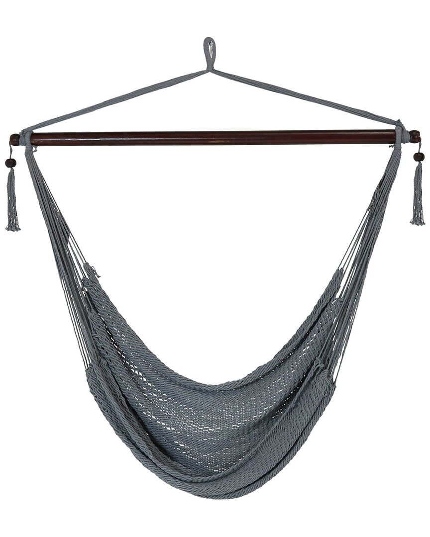 SUNNYDAZE SUNNYDAZE HANGING CARIBBEAN XL HAMMOCK CHAIR 