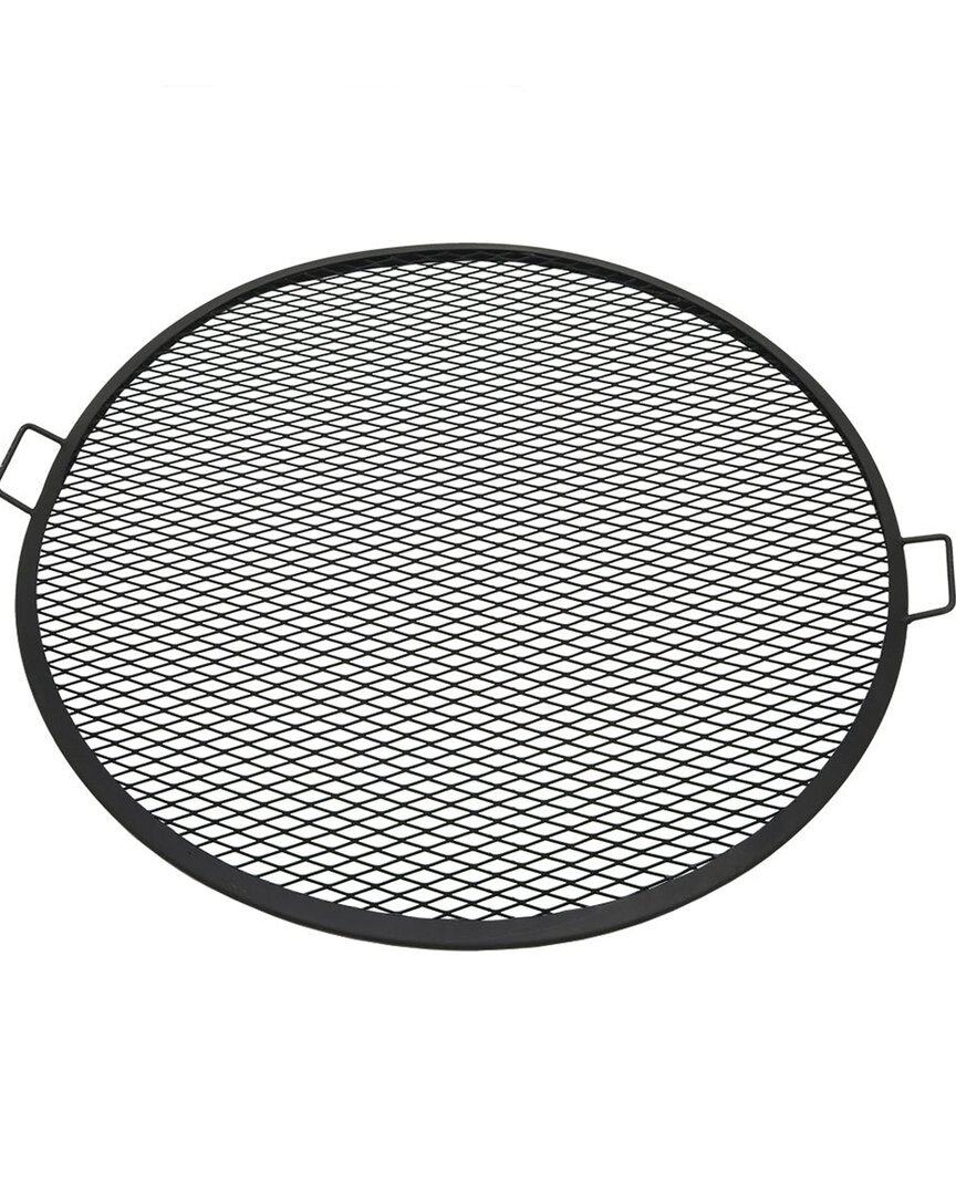 Sunnydaze Coo Grate X Marks Outdoor Fire Pit Grill Accessory In Black