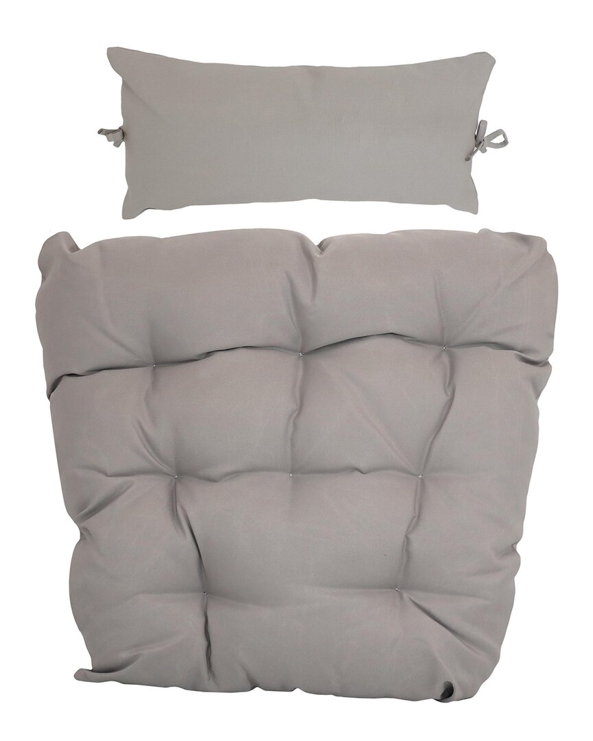 SUNNYDAZE SUNNYDAZE REPLACEMENT SEAT AND HEADREST CUSHION FOR CAROLINE EGG CHAIR 