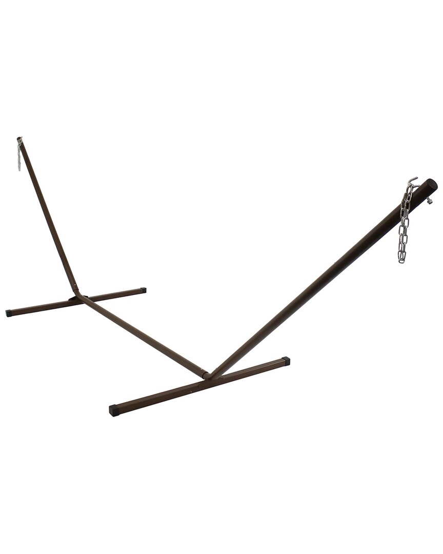 Sunnydaze 15' Hammock Stand With Heavy-duty Steel Beam Construction In Bronze