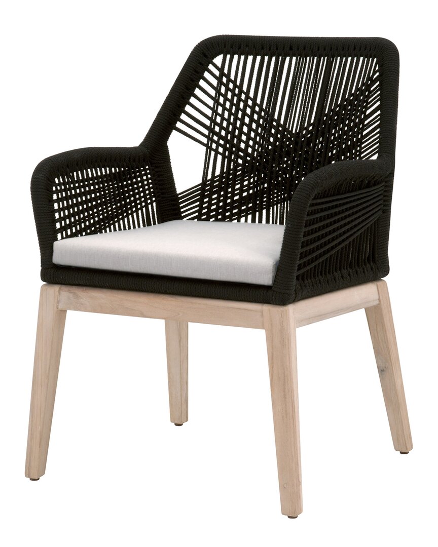 Essentials For Living Set Of 2 Loom Limited Edition Dining Chair In Black