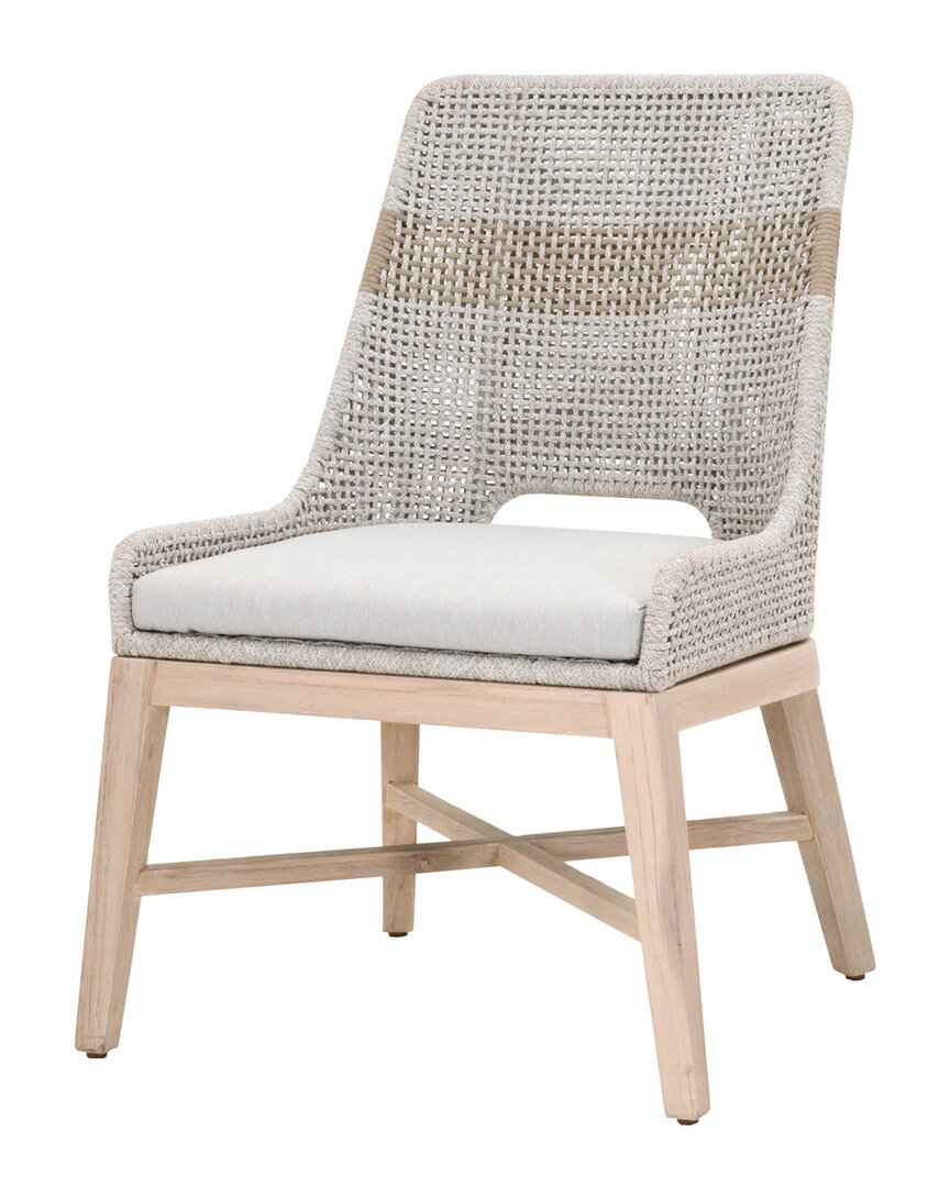 Essentials For Living Set Of 2 Tapestry Outdoor Dining Chair In Brown