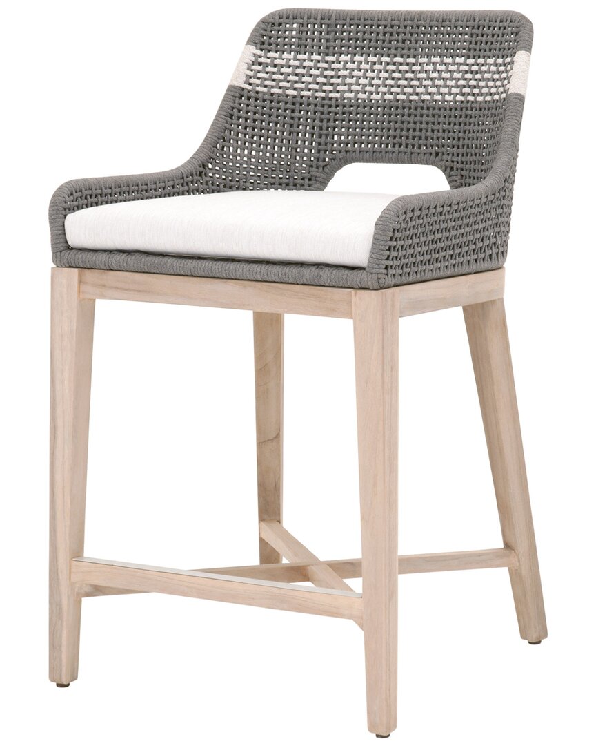 Essentials For Living Tapestry Outdoor Counter Stool In Grey