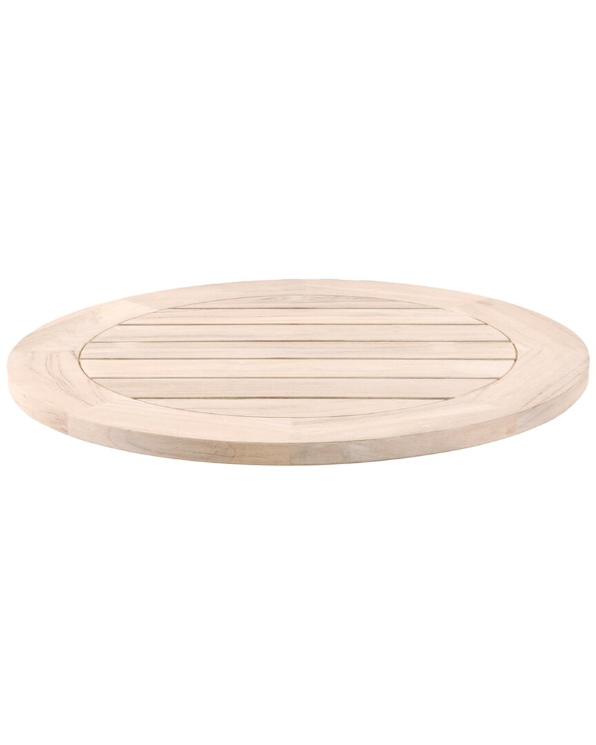 Essentials For Living Boca Outdoor Lazy Susan In Grey