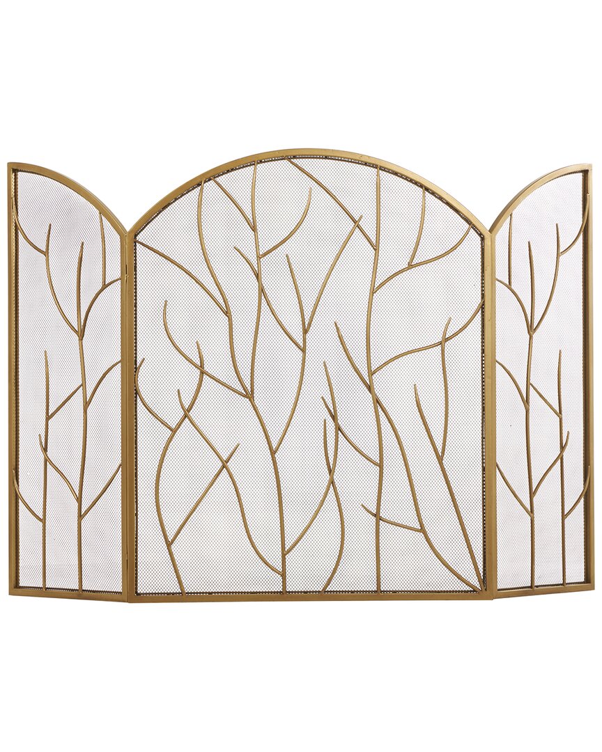 Peyton Lane Tree Arched 3-panel Fireplace Screen