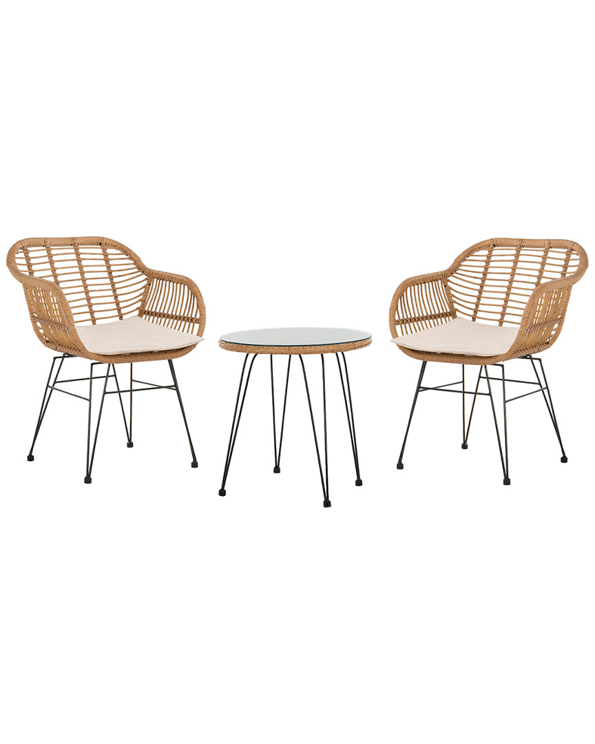 Safavieh Alton Outdoor 3pc Lounge Set