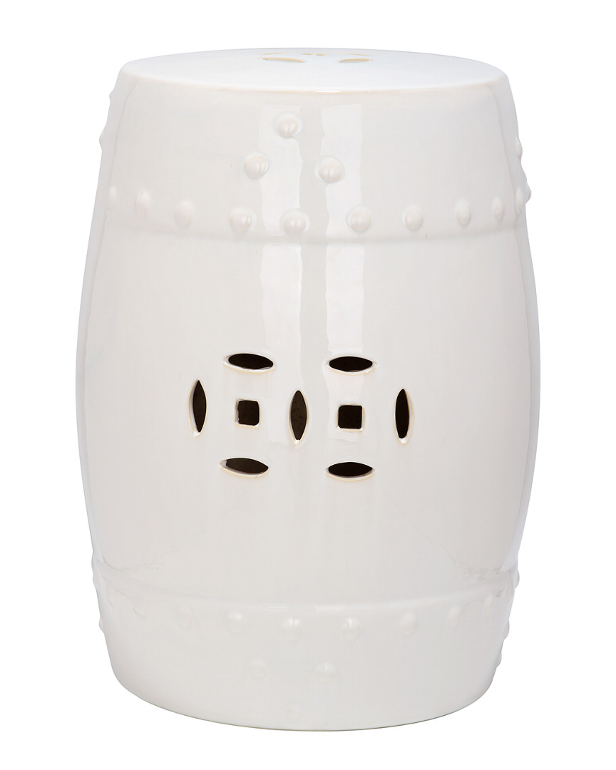 Safavieh Cream Modern Ming Garden Stool