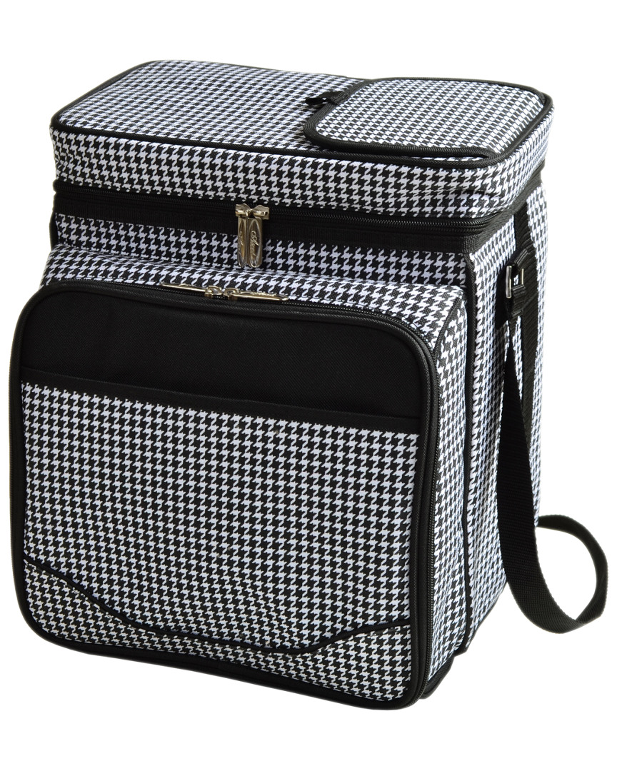Picnic At Ascot Houndstooth Picnic Cooler For Two