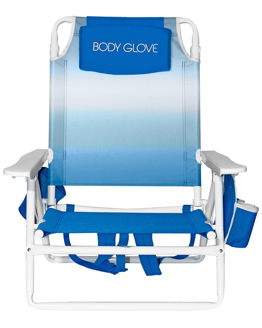 Body Glove 5-position Beach Chair In Blue