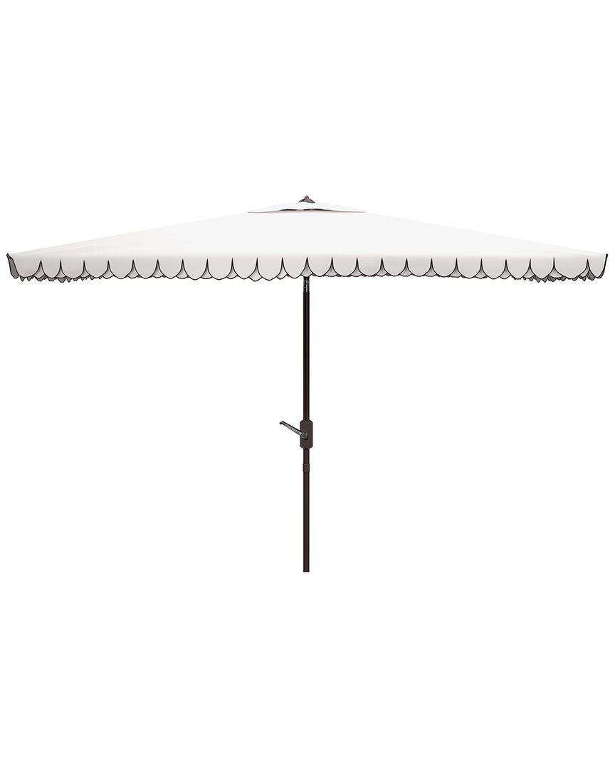 Shop Safavieh Elegant 6.5x10 Rect Umbrella In White
