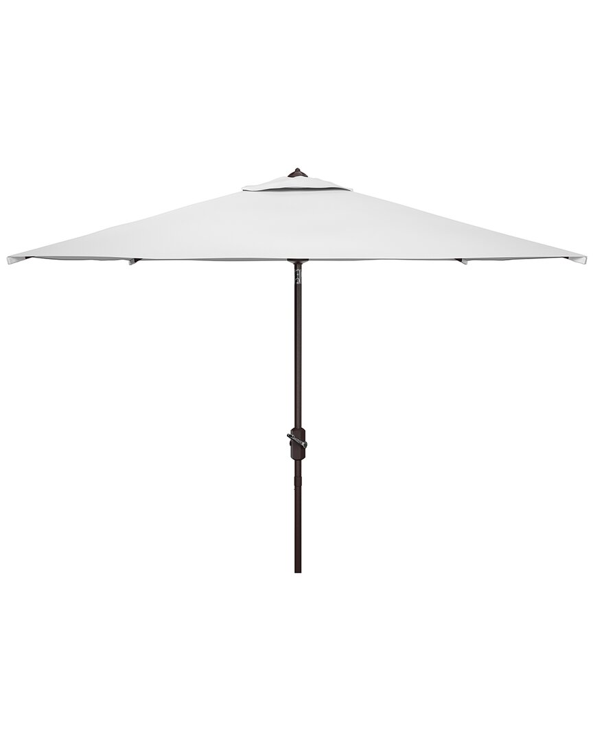 Shop Safavieh Kamen 10ft Auto Tilt Umbrella In White