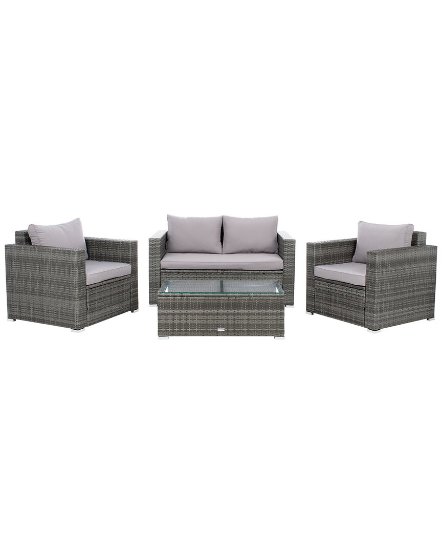 Safavieh Machie 4pc Living Set In Grey