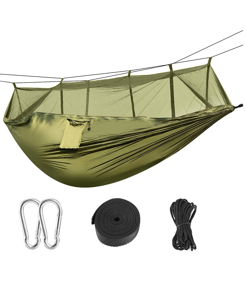 Fresh Fab Finds 600lbs Load 2 Persons Hammock With Mosquito Net Outdoor Hiking Camping Hommock Portable Nylon Swing