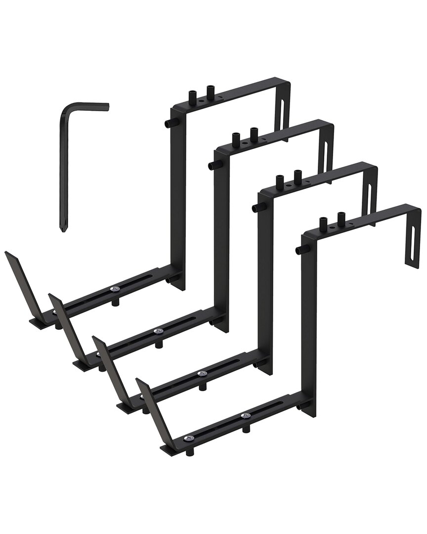 Fresh Fab Finds 4pc Adjustable Planter Box Brackets