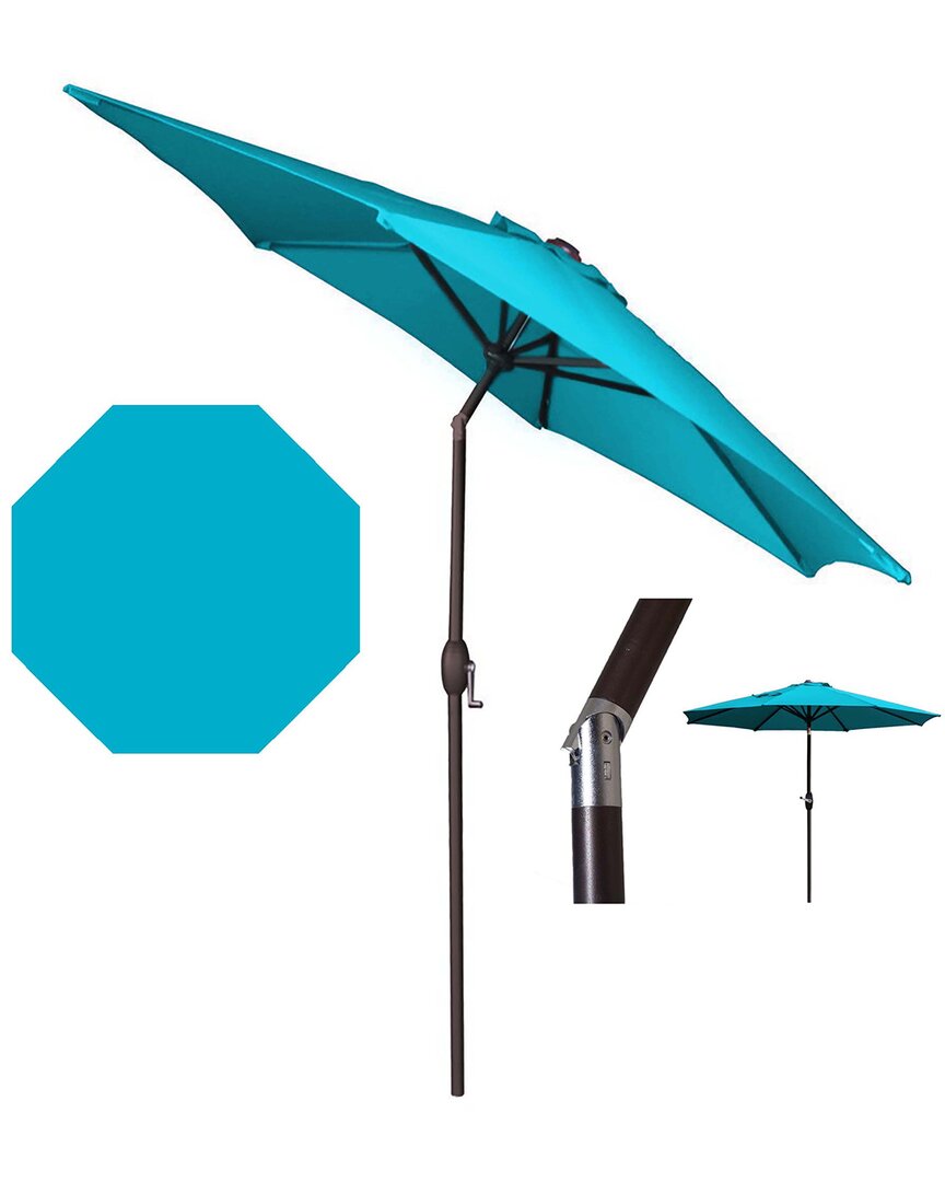 Panama Jack 9ft Patio Umbrella With Crank In Blue