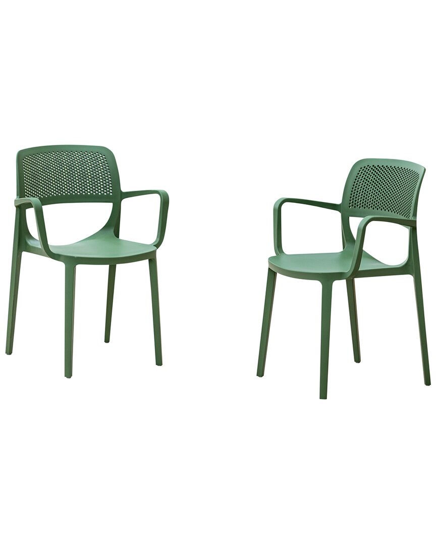 Panama Jack Mila Set Of 2 Stackable Armchairs