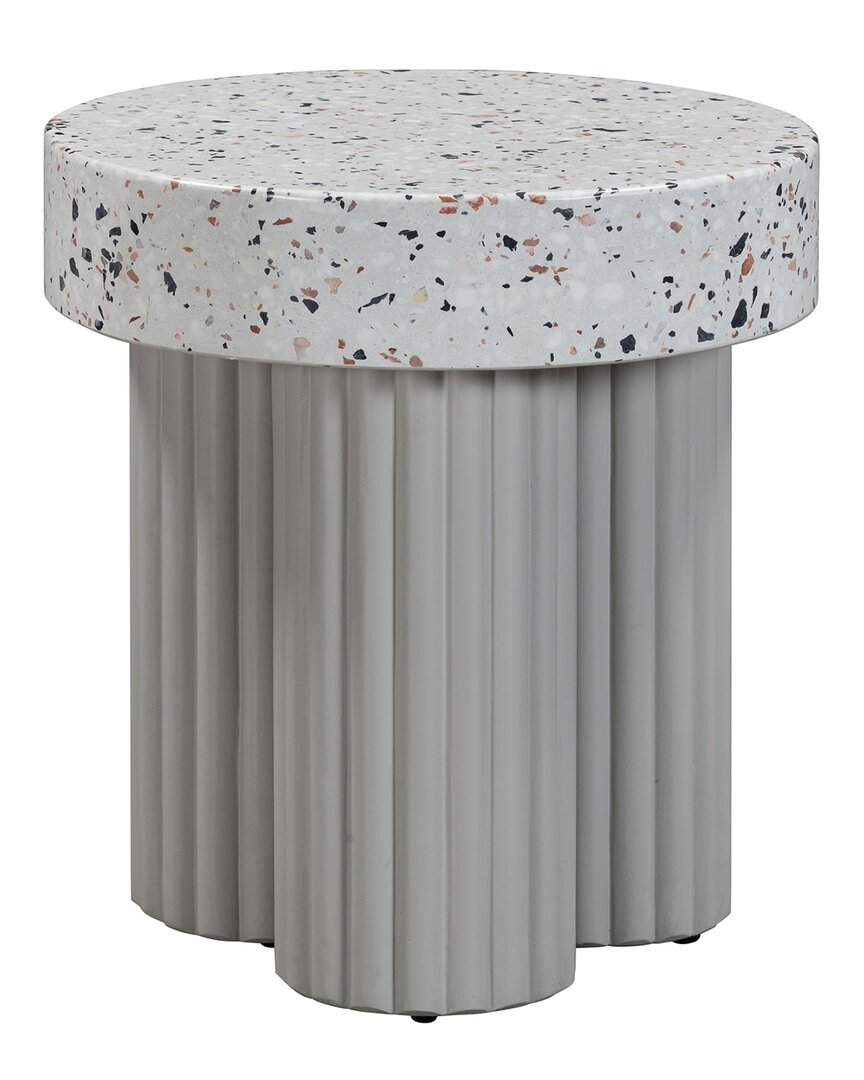 Tov Furniture Clover Faux Indoor/outdoor Round Side Table