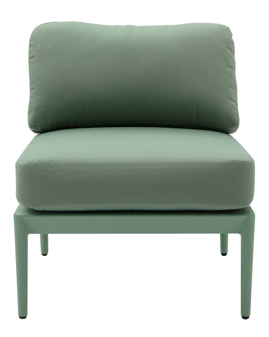 Shop Tov Furniture Kapri Modular Outdoor Armless Chair In Green