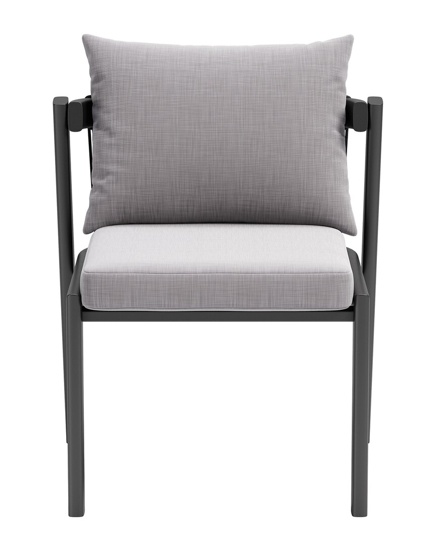 Shop Zuo Modern Outdoor Horizon Dining Chair In Grey