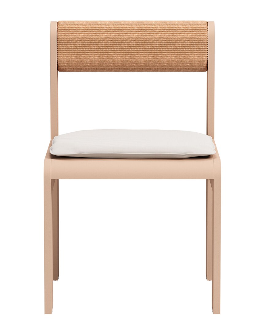 Shop Zuo Modern Island Outdoor Dining Chair In White