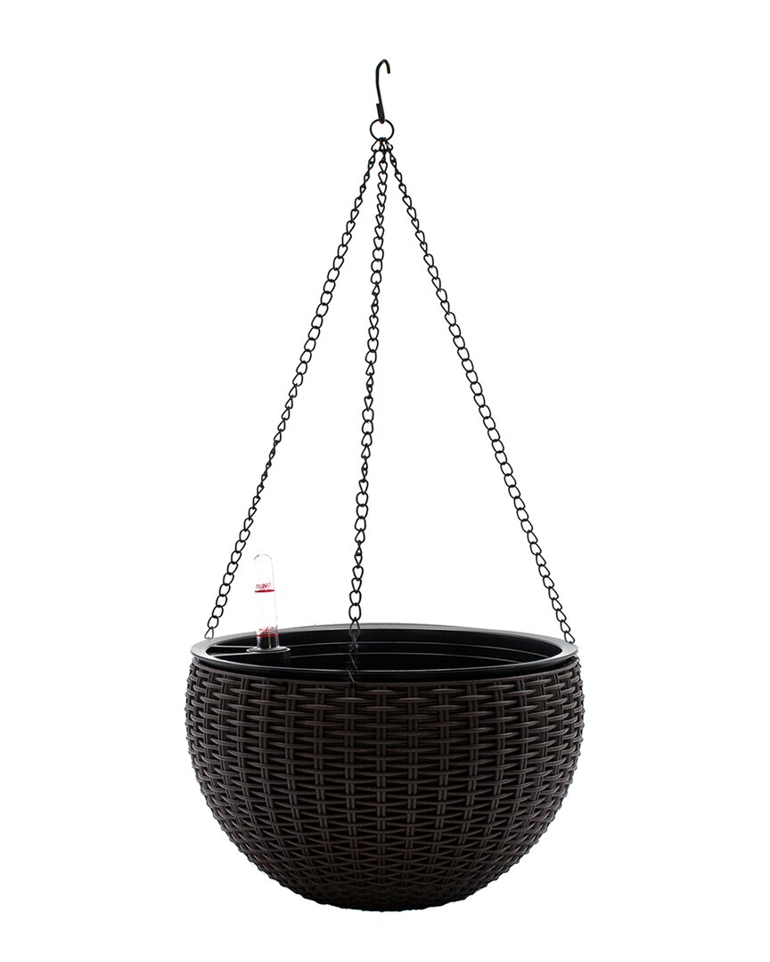 Sorbus Self-watering Hanging Planter Set In Brown