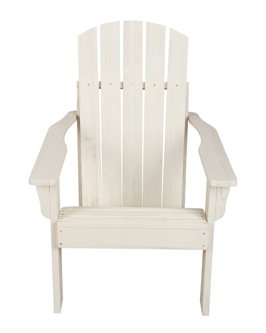 Shine Co. Seaside Weather-resistant Foldable Outdoor Adirondack Chair In White
