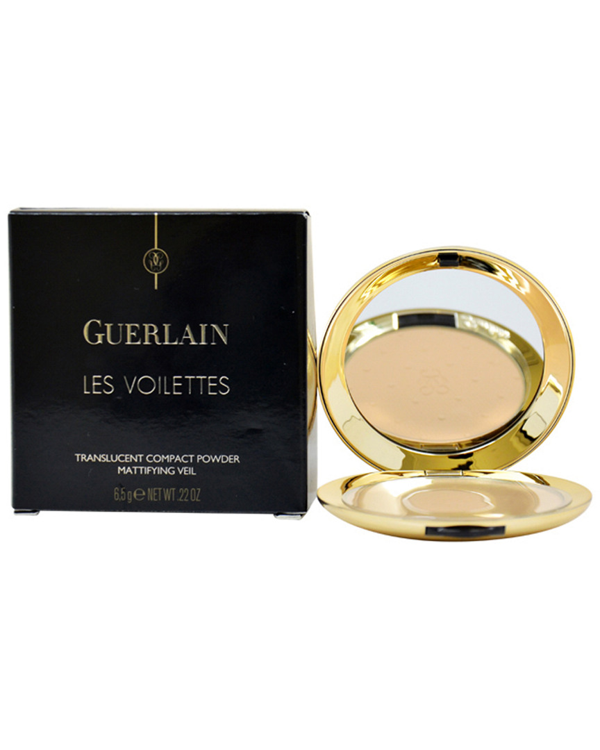 Guerlain 0.22oz #3 Medium Les Voilettes Translucent Compact Powder In White