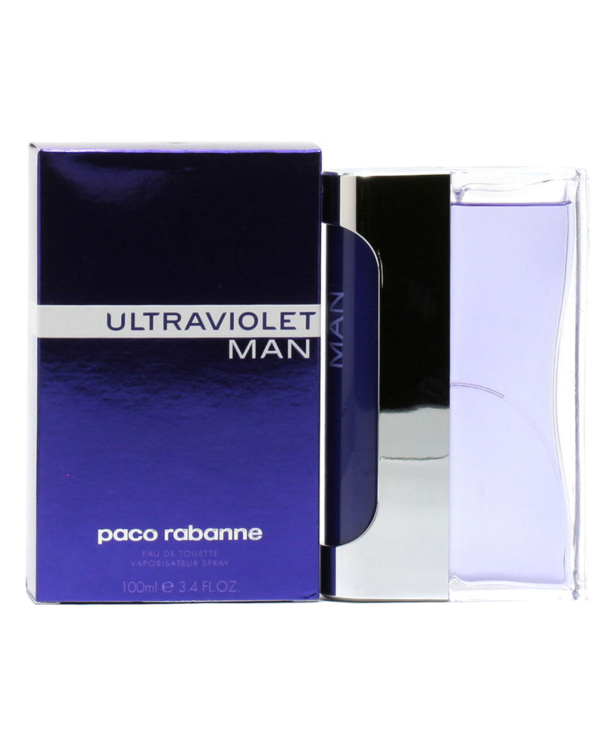 Rabanne Paco  Men's 3.4oz Ultraviolet Eau De Toilette Spray