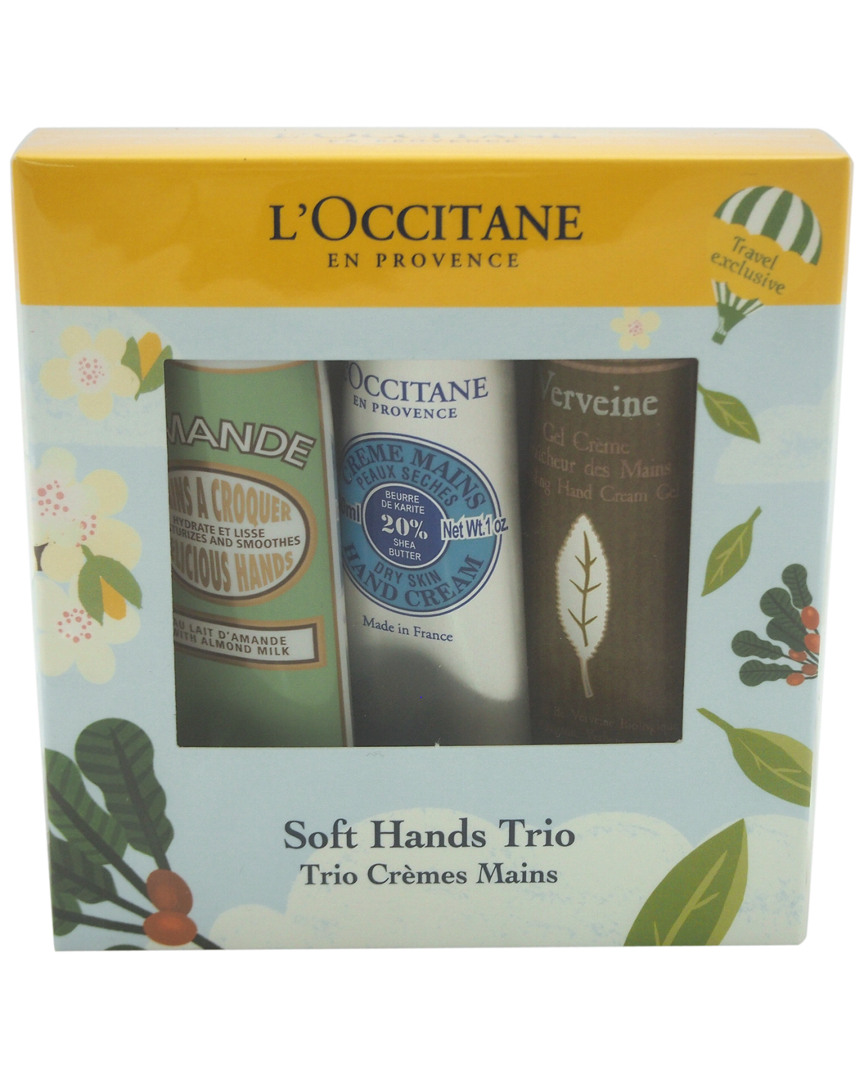 L'occitane Soft Hands Trio 3pc Kit