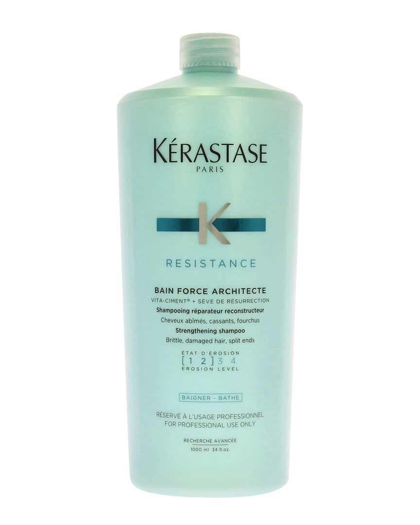 Kerastase Unisex Resistance Bain De Force Architect Reconstructing 34oz Shampoo In Multicolor