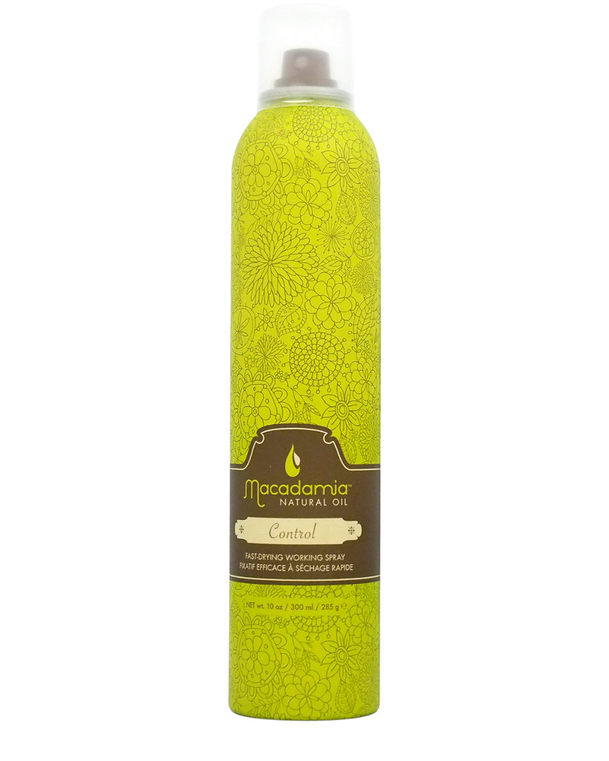 Macadamia Oil 10oz Natural Oil Control Aerosol Hair Spray In Multicolor
