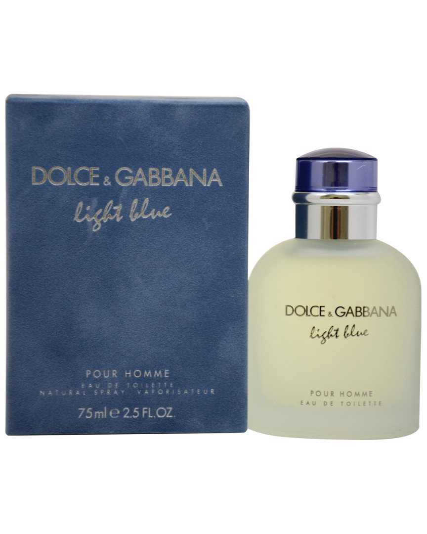 Dolce & Gabbana Men's Light Blue 2.5oz Eau De Toilette Spray