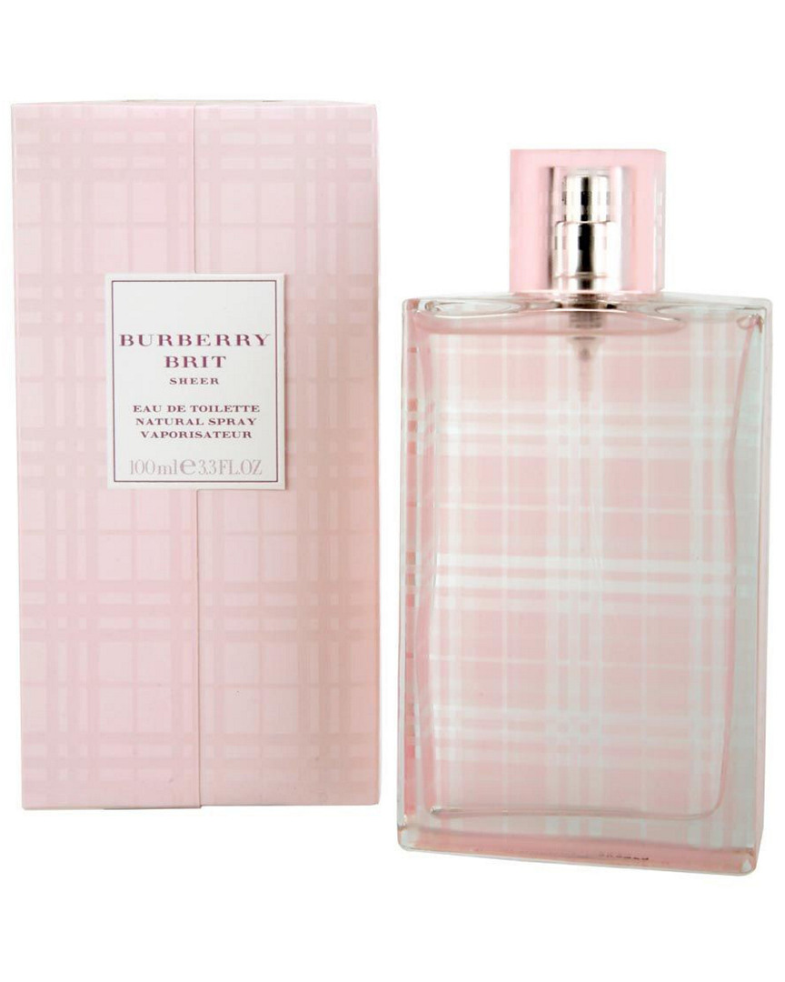 Burberry Women's  Brit Sheer 3.3oz Eau De Toilette In Pink